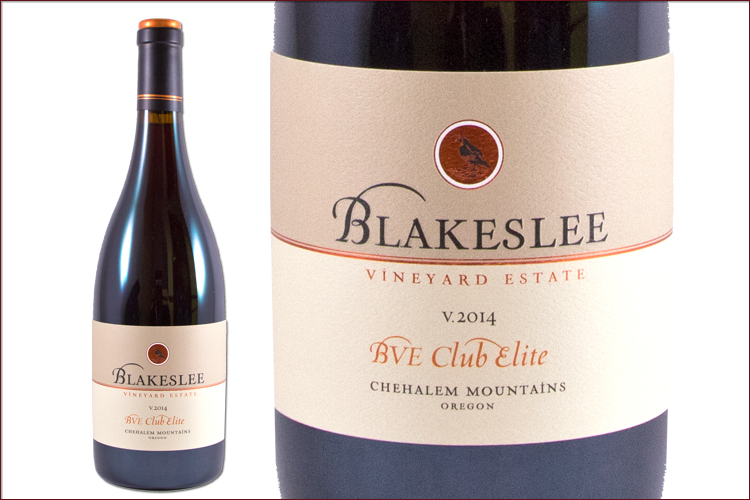 Blakeslee Vineyard Estate 2014 BVE Club Elite Pinot Noir