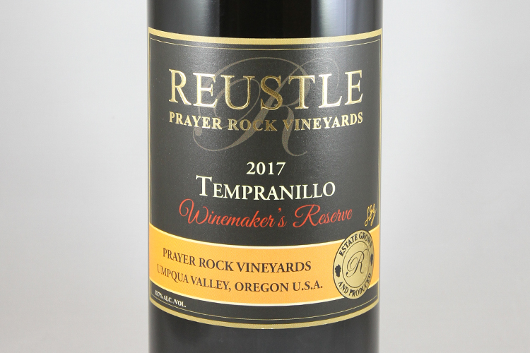 Reustle Prayer Rock Vineyards 2017 Tempranillo Winemakers Reserve