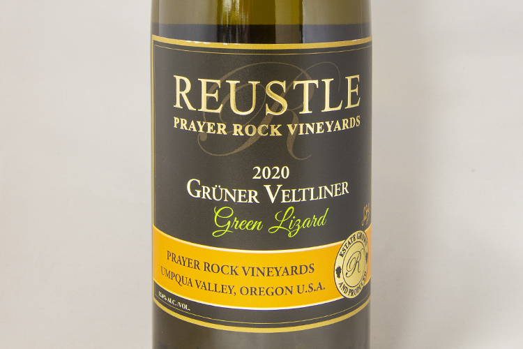 Reustle Prayer Rock Vineyards 2020 Gruner Veltliner Green Lizard