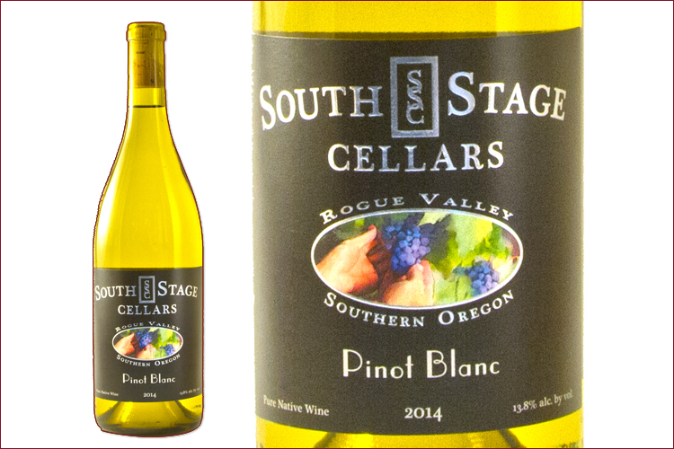 South Stage Cellars 2014 Pinot Blanc wine bottle