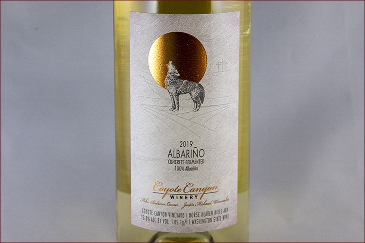 Coyote Canyon Winery 2019 Concrete Fermented Albario