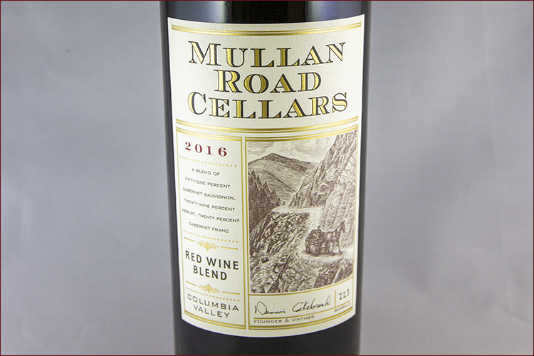 Mullan Road Cellars 2016 Red Wine Blend