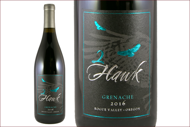 2Hawk Vineyard 2016 Grenache wine bottle