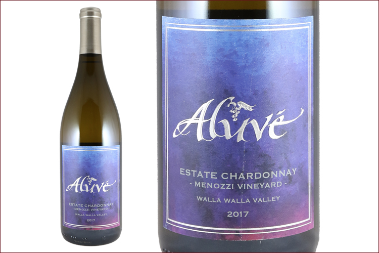  Aluve 2017 Estate Chardonnay Menozzi Vineyard bottle