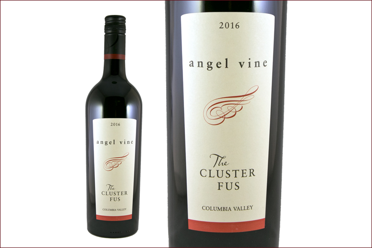 Angel Vine 2016 Cluster Fus wine bottle