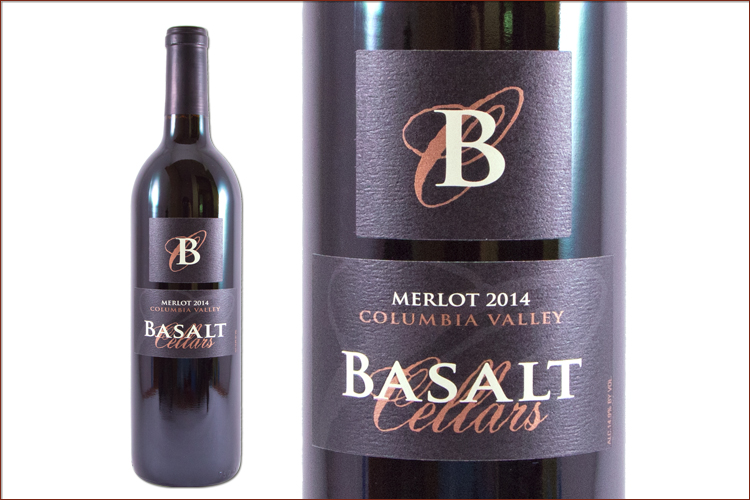 Basalt Cellars 2014 Merlot wine bottle