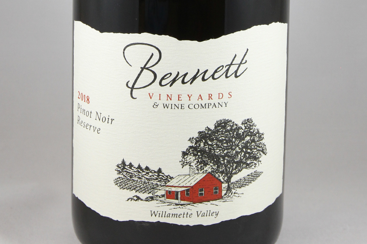 Bennett Vineyards & Wine Company 2018 Pinot Noir Reserve