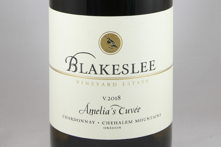 Blakeslee Vineyard Estate 2018 Amelia's Cuvee Chardonnay