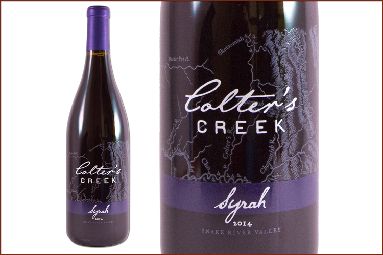 Colter�s Creek Winery 2014 Syrah wine bottle