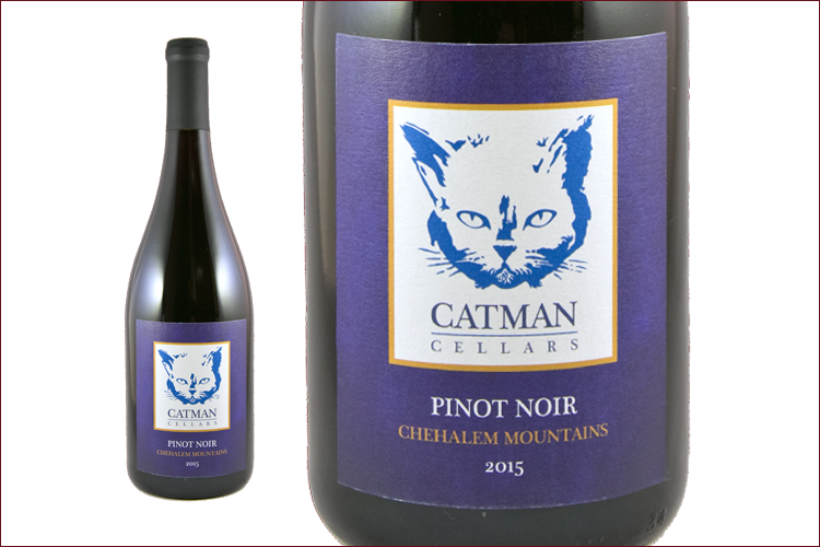 Catman Cellars 2015 Pinot Noir wine bottle