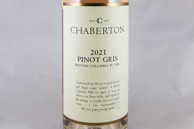 Chaberton Estate Winery 2021 Pinot Gris