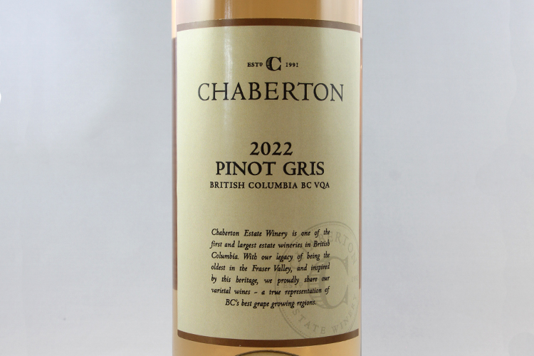 Chaberton Estate Winery 2022 Pinot Gris