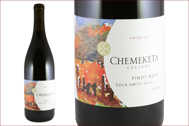 Chemeketa Cellars 2014 Pinot Noir bottle
