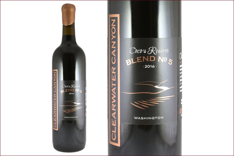 Clearwater Canyon Cellars 2016 Coco�s Reserve No. 5 bottle