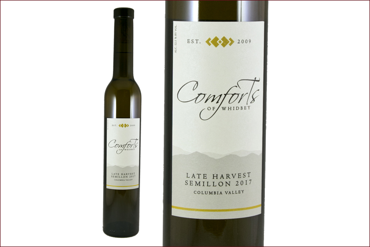 Comforts of Whidbey 2017 Late Harvest Semillon wine bottle