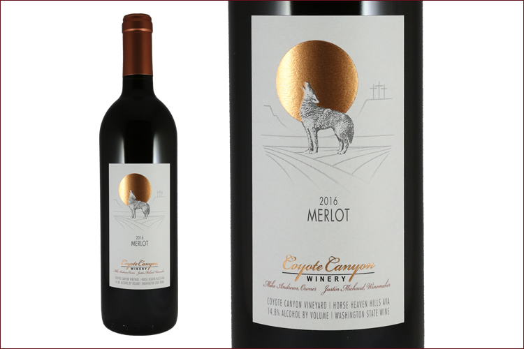 Coyote Canyon Winery 2016 Merlot