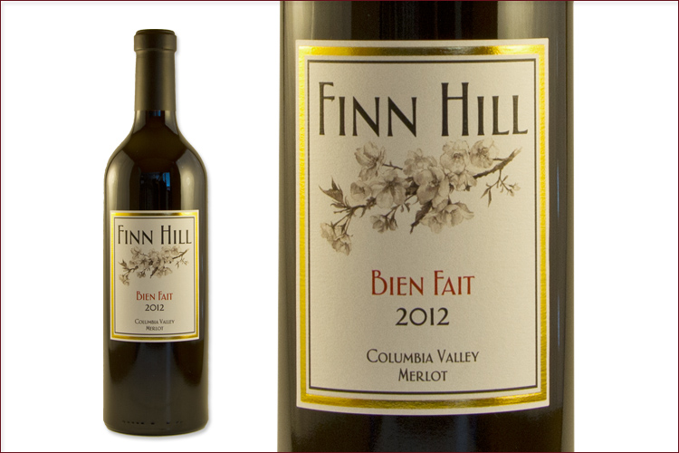 Finn Hill 2012 Bien Fait Merlot wine bottle