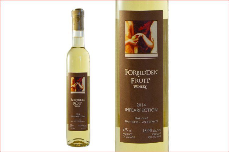 Forbidden Fruit Winery 2014 Impearfection wine bottle