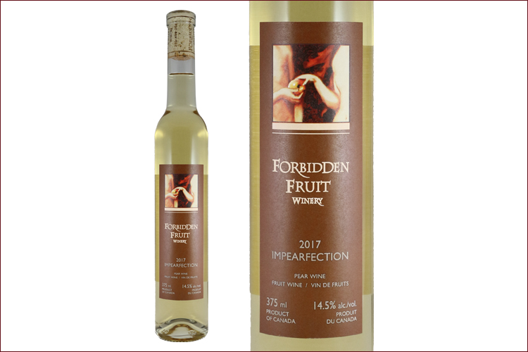 Forbidden Fruit Winery 2017 Impearfection bottle