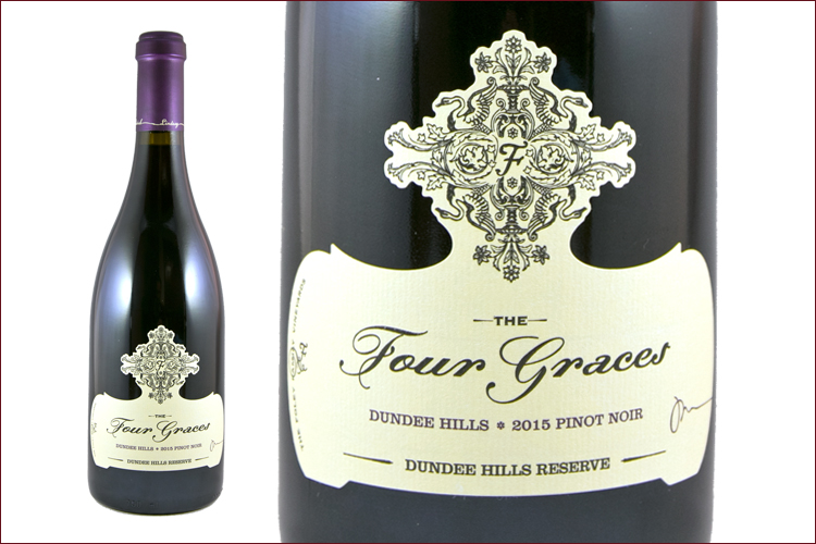 The Four Graces 2015 Dundee Hills Reserve Pinot Noir wine bottle