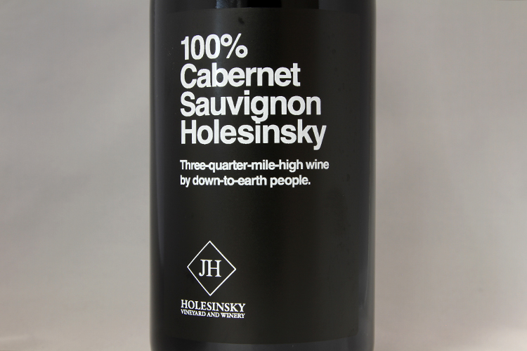 Holesinsky Winery 2020 100% Cabernet Sauvignon Holesinsky