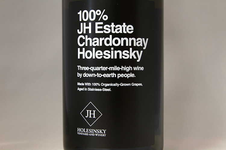 Holesinsky Winery 2022 100% JH Estate Chardonnay