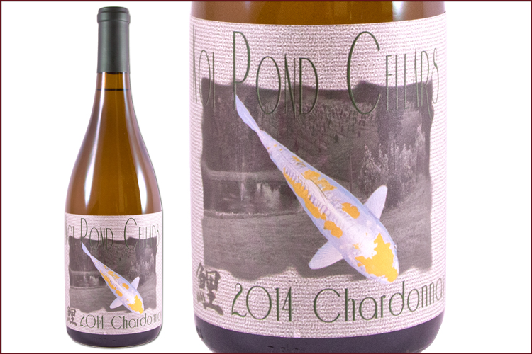 Koi Pond Cellars 2014 Chardonnay wine bottle
