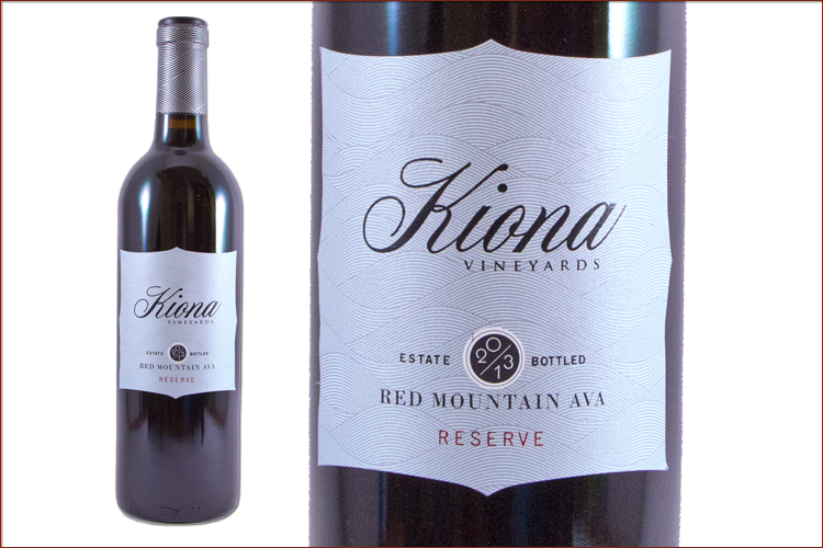 Kiona Vineyards & Winery 2013 Estate Red Mountain Reserve wine bottle
