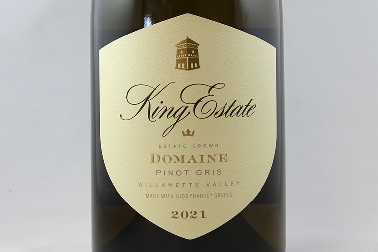 King Estate Winery 2021 Domaine Pinot Gris
