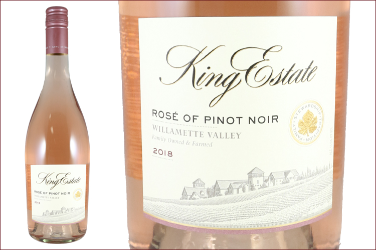 King Estate Winery 2018 Rose of Pinot Noir bottle