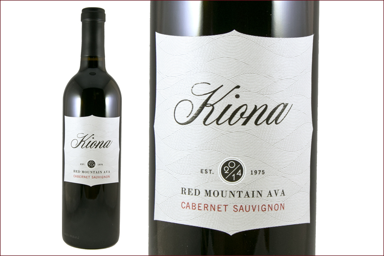 Kiona Vineyards and Winery 2014 Red Mountain Cabernet Sauvignon wine bottle