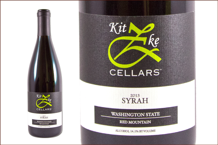 Kitzke Cellars 2013 Syrah wine bottle