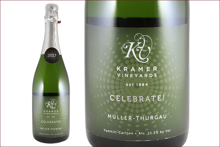 Kramer Vineyards 2017 Celebrate! Muller-Thurgau bottle