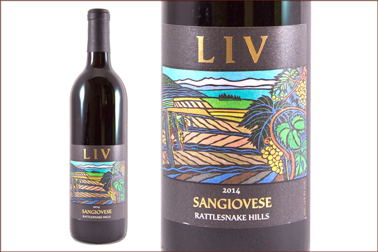 Lopez Island Vineyards 2014 Sangiovese wine bottle