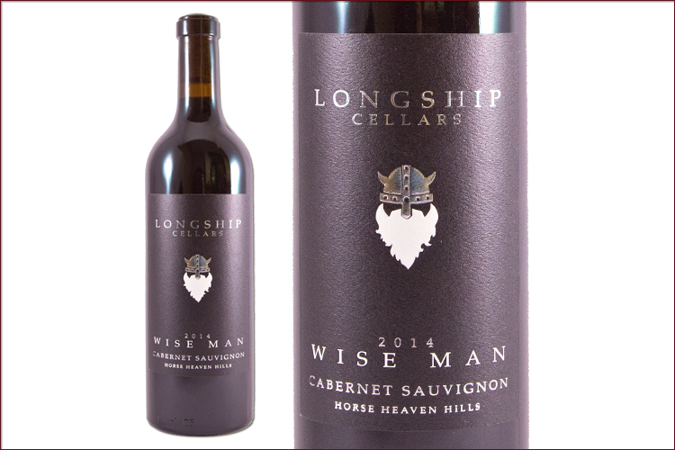 Longship Cellars 2014 Wise Man Cabernet Sauvignon wine bottle