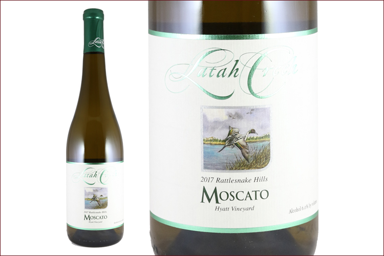Latah Creek Wine Cellars 2017 Moscato bottle