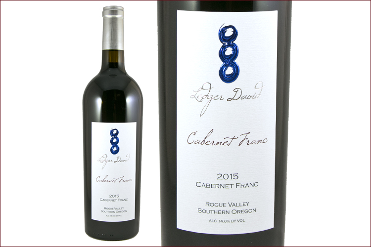 Ledger David Cellars 2015 Cabernet Franc wine bottle
