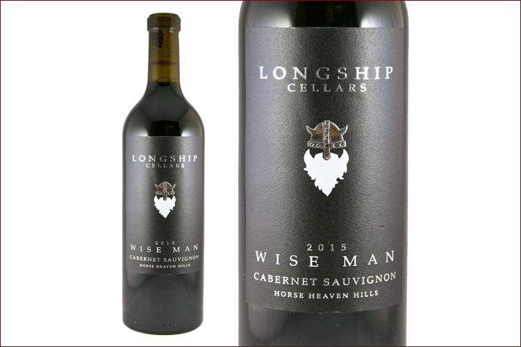 Longship Cellars 2018 Wise Man Cabernet Sauvignon wine bottle
