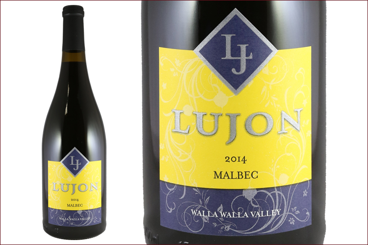 Lujon Wine Cellars 2014 Walla Walla Valley Malbec bottle
