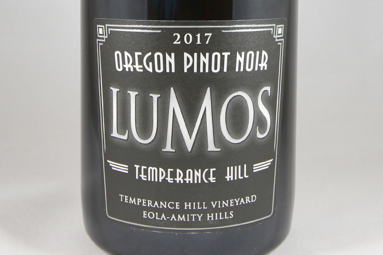Lumos Wine Co. 2017 Temperance Hill Pinot Noir