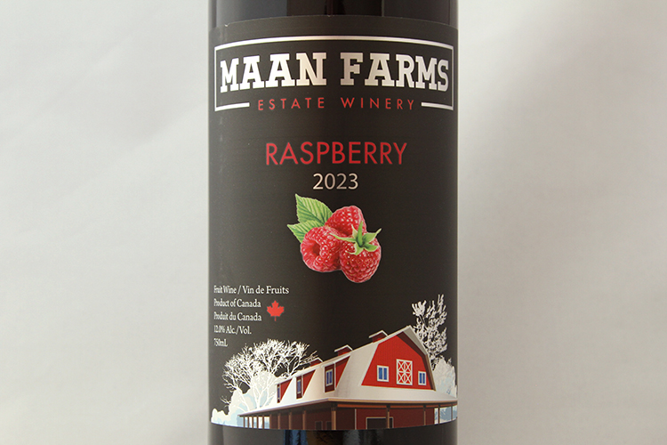 Maan Farms Estate Winery 2023 Raspberry Fruit Wine
