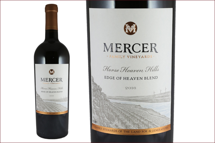 Mercer Family Vineyards 2016 Edge of Heaven Blend