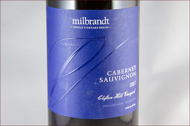 Milbrandt Vineyards 2017 Cabernet Sauvignon bottle