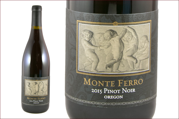 Monte Ferro 2015 Oregon Pinot Noir wine bottle