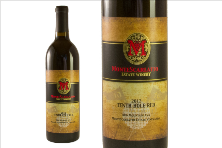 MonteScarlatto Estate Winery 2012 Tenth Hold Red wine bottle