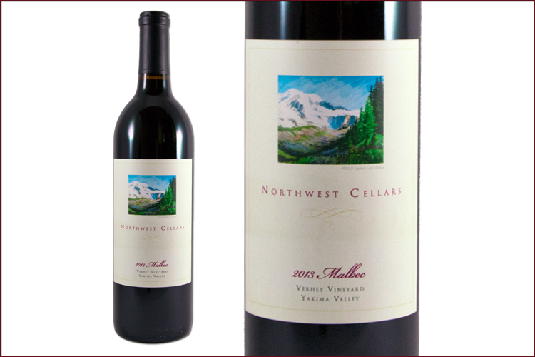 Northwest Cellars 2013 Verhey Vineyard Malbec wine bottle