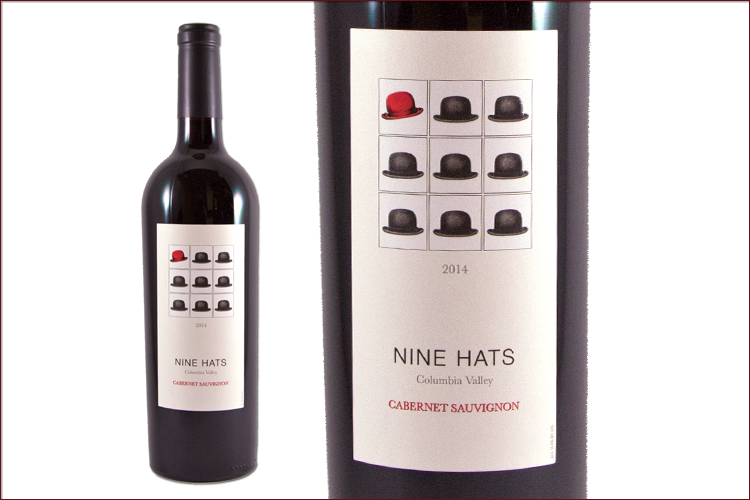 Nine Hats Cellars 2014 Cabernet Sauvignon wine bottle
