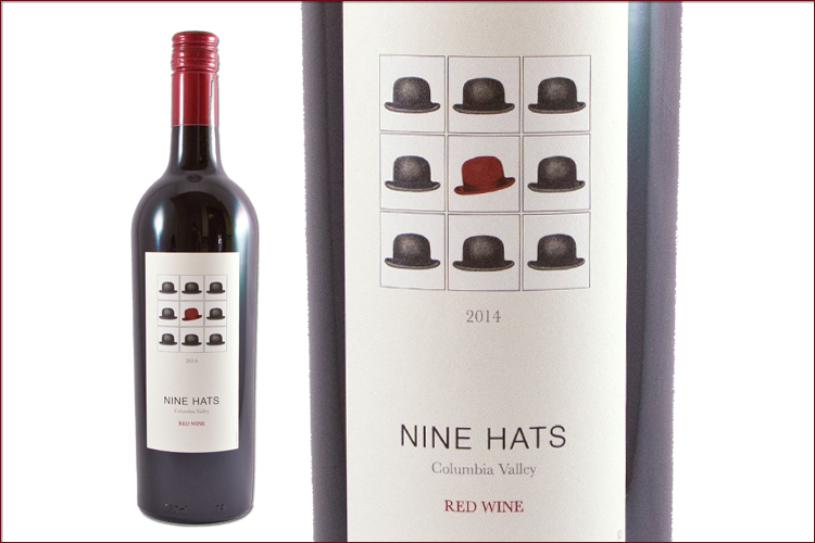 Nine Hats Cellars 2014 Red Wine bottle