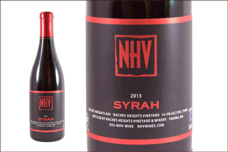 Naches Heights Vineyard & Winery 2013 Syrah wine bottle