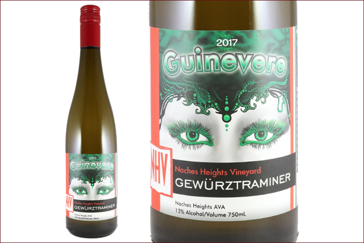 Naches Heights Vineyards 2017 Guinevere Gewurztraminer bottle